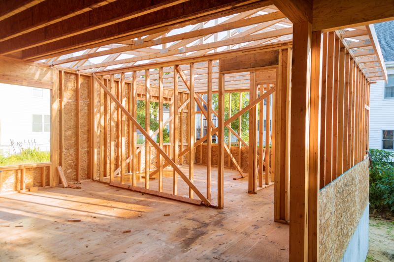 Home Addition Framing in Conroe, TX