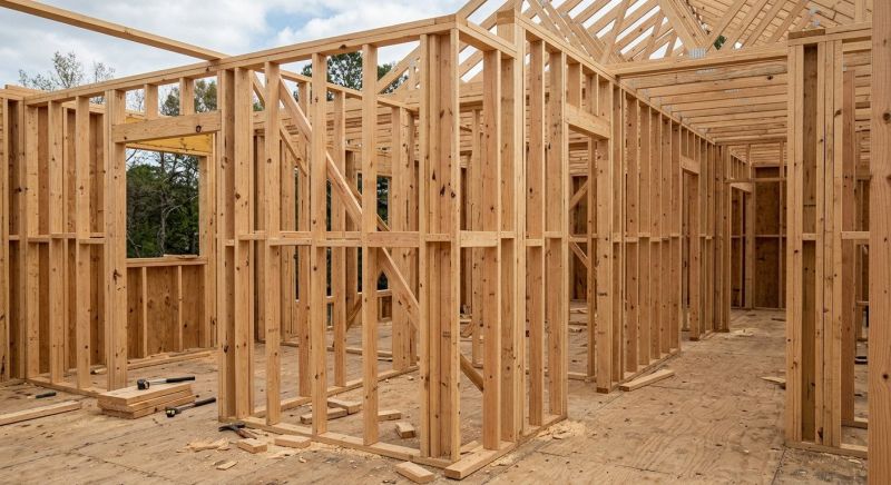 House Addition Framing in Wilmington, NC