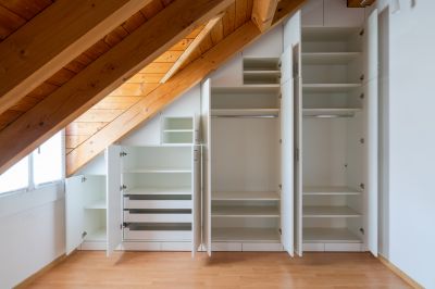 Custom Storage Solutions in Sloped Spaces