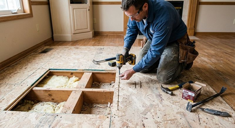 Subfloor Repair in Wilmington, NC